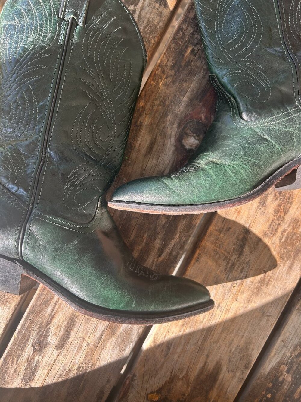 Emerald Green Codewest Cowboy boots